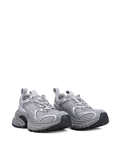 Жіночі кросівки MIRATON зі штучної шкіри сірі - фото 3 - Miraton