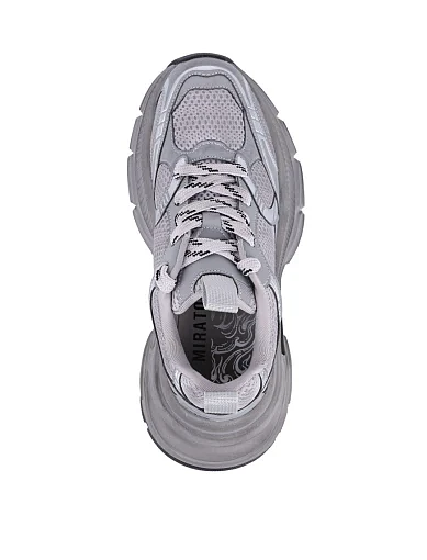 Жіночі кросівки MIRATON зі штучної шкіри сірі - фото 5 - Miraton