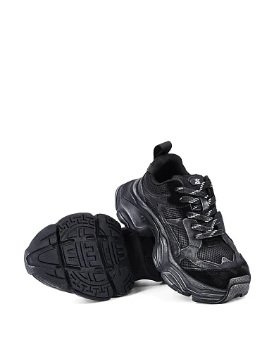 Жіночі кросівки MIRATON шкіряні чорні - фото 2 - Miraton