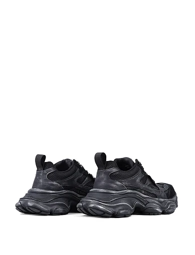 Жіночі кросівки MIRATON шкіряні чорні - фото 4 - Miraton