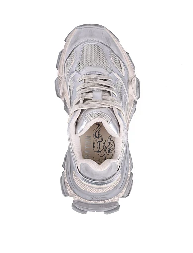 Жіночі кросівки MIRATON шкіряні сірі - фото 5 - Miraton
