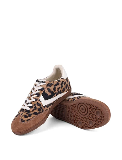 Жіночі кеди MIRATON велюрові коричневі - фото 2 - Miraton