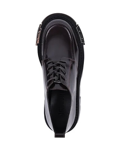 Жіночі туфлі MIRATON шкіряні коричневі(YD2694-04-1) - фото 5 - Miraton