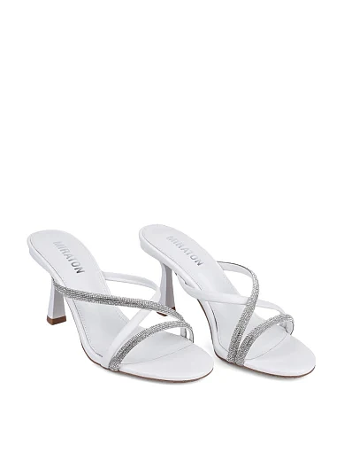 Жіночі сабо MIRATON шкіряні білі - фото 2 - Miraton