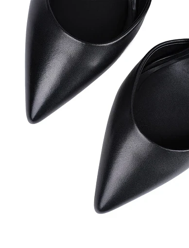 Жіночі туфлі Mia May шкіряні чорні - фото 5 - Miraton