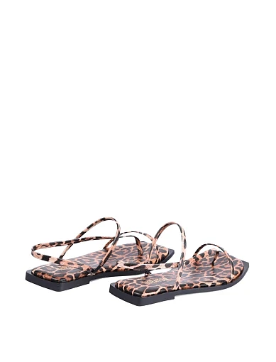 Жіночі сандалі MIRATON шкіряні леопардові - фото 4 - Miraton