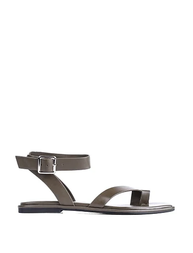 Жіночі сандалі MIRATON шкіряні зелені - фото 2 - Miraton