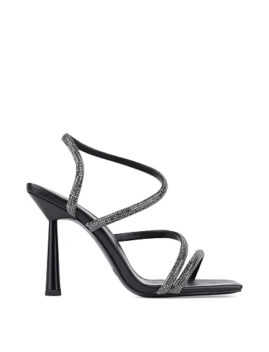 Жіночі босоніжки MIRATON шкіряні чорні - фото 2 - Miraton