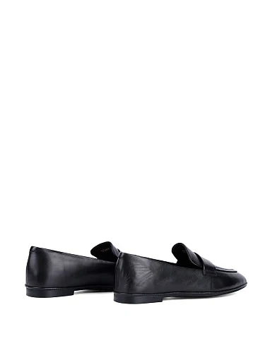 Жіночі сліпери MIRATON шкіряні чорні - фото 4 - Miraton