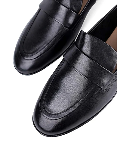 Жіночі сліпери MIRATON шкіряні чорні - фото 5 - Miraton