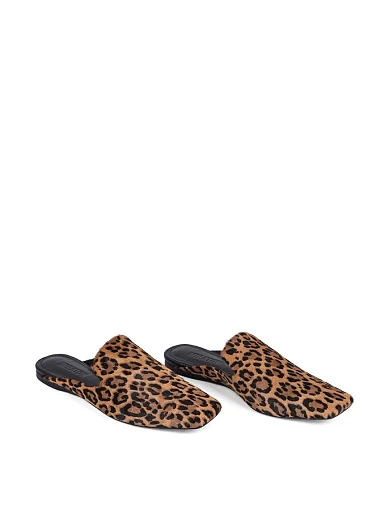 Жіночі сліпери MIRATON шкіряні леопардові - фото 4 - Miraton