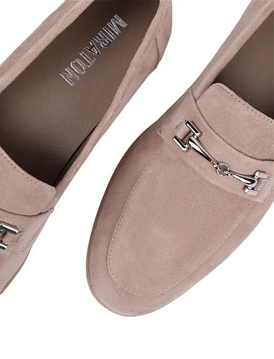 Жіночі сліпери MIRATON велюрові бежеві - фото 5 - Miraton