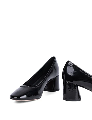 Жіночі туфлі MIRATON з наплаку чорні - фото 2 - Miraton