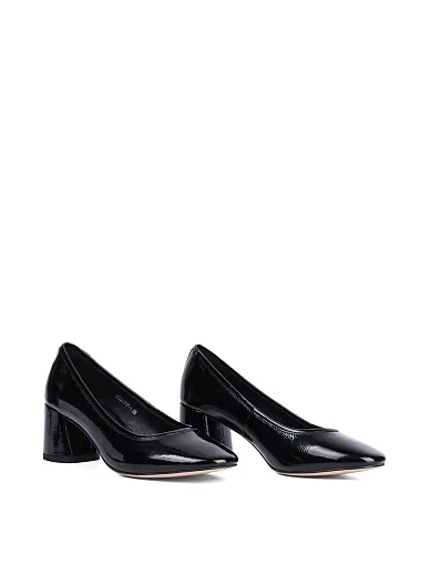 Жіночі туфлі MIRATON з наплаку чорні - фото 3 - Miraton