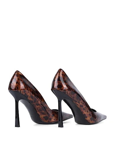 Жіночі туфлі MIRATON лакові леопардові - фото 4 - Miraton