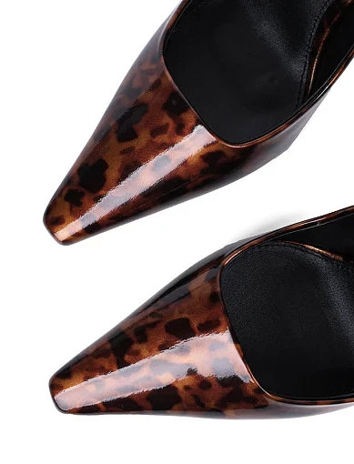 Жіночі туфлі MIRATON лакові леопардові - фото 5 - Miraton
