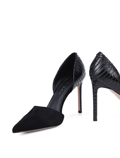 Жіночі туфлі Mia May шкіряні чорні - фото 2 - Miraton