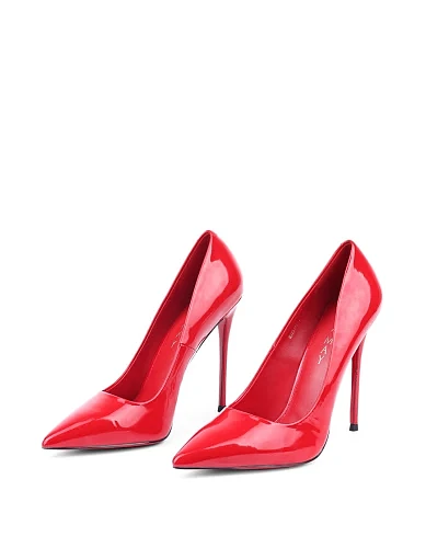 Жіночі туфлі човники MiaMay лакові червоні - фото 3 - Miraton