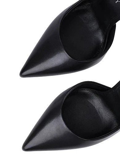 Жіночі туфлі MiaMay шкіряні чорні - фото 5 - Miraton