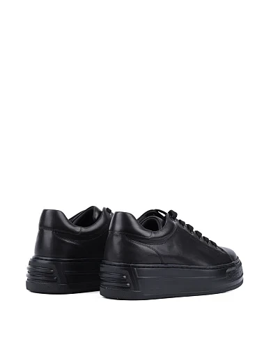 Жіночі кеди MIRATON шкіряні чорні - фото 4 - Miraton