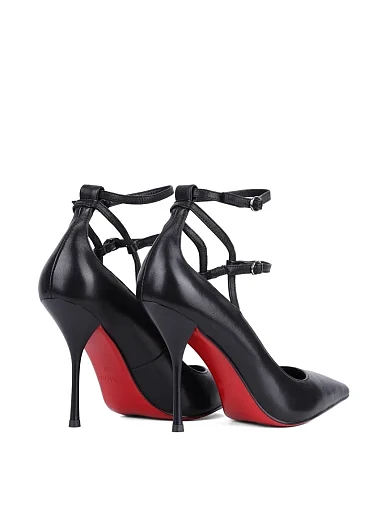 Жіночі туфлі Mia May шкіряні чорні - фото 4 - Miraton