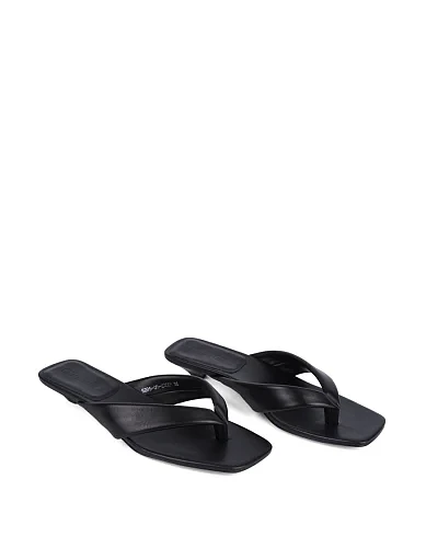 Жіночі сабо MIRATON шкіряні чорні жіночі - фото 3 - Miraton