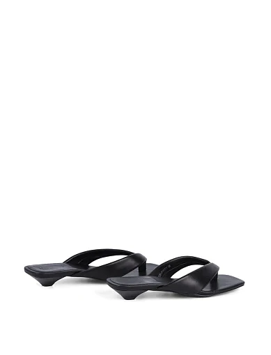 Жіночі сабо MIRATON шкіряні чорні жіночі - фото 4 - Miraton