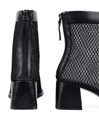 Жіночі черевики MIRATON шкіряні чорні - фото 2 - Miraton