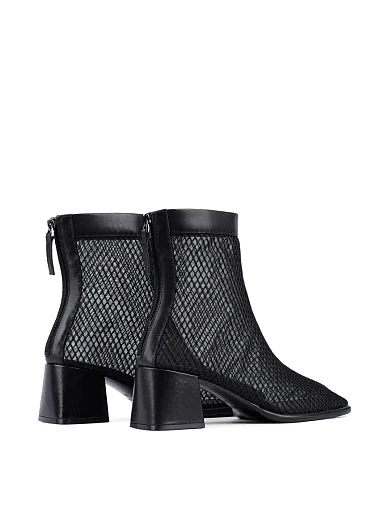 Жіночі черевики MIRATON шкіряні чорні - фото 4 - Miraton