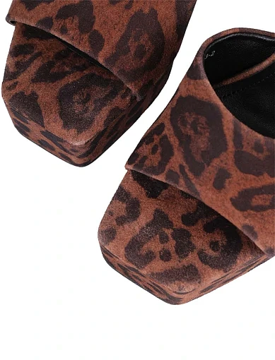 Жіночі босоніжки MIRATON велюрові леопардові - фото 5 - Miraton