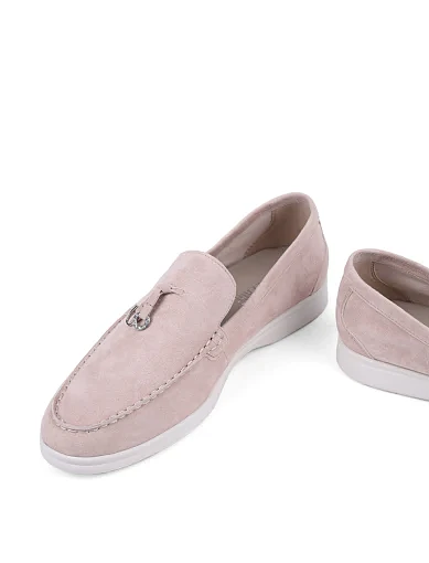 Женские слиперы Attizzare велюровые бежевые - фото 2 - Miraton