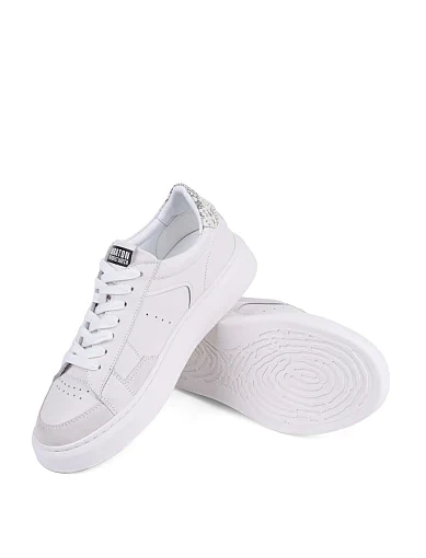 Жіночі кеди MIRATON шкіряні білі - фото 2 - Miraton