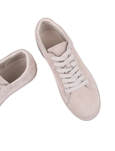 Жіночі кеди MIRATON велюрові бежеві - фото 2 - Miraton