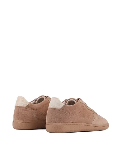 Женские кеды MIRATON велюровые бежевые - фото 4 - Miraton