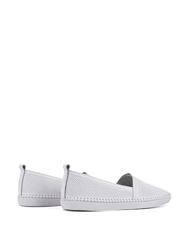 Жіночі сліпери Attizzare шкіряні білі - фото 4 - Miraton