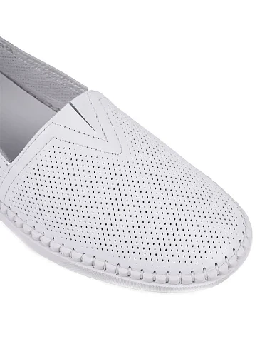 Жіночі сліпери Attizzare шкіряні білі - фото 5 - Miraton