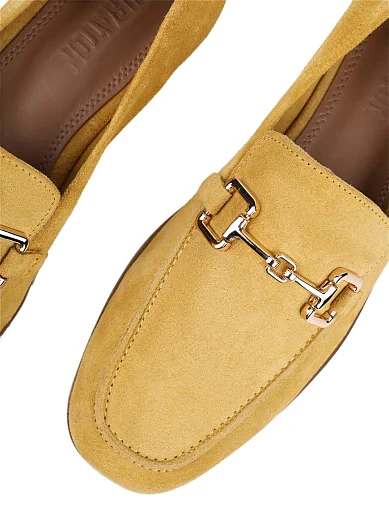 Жіночі сліпери MIRATON замшеві жовті - фото 5 - Miraton