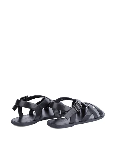 Жіночі сандалі MIRATON шкіряні чорні(202-24114-2-1) - фото 4 - Miraton