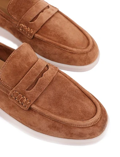 Жіночі сліпери Attizzare велюрові коричневі - фото 5 - Miraton