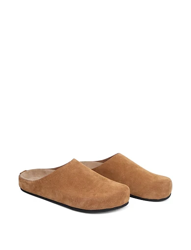 Жіночі сліпери MIRATON велюрові коричневі - фото 3 - Miraton