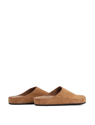 Жіночі сліпери MIRATON велюрові коричневі - фото 4 - Miraton