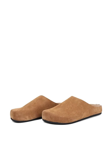 Жіночі сліпери MIRATON велюрові коричневі - фото 5 - Miraton