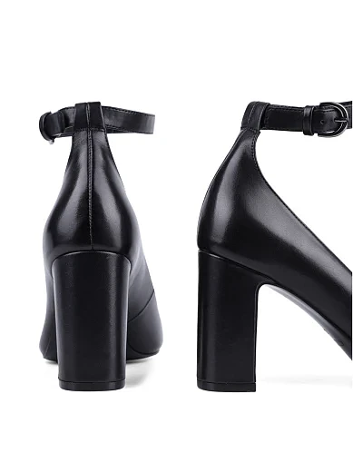 Женские туфли Attizzare кожаные черные - фото 2 - Miraton