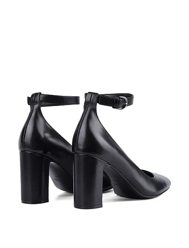 Женские туфли Attizzare кожаные черные - фото 4 - Miraton