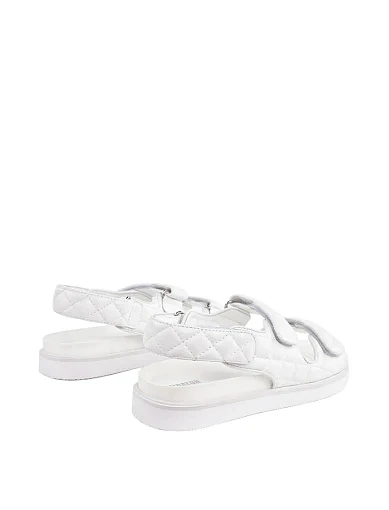 Жіночі сандалі Attizzare шкіряні білі - фото 3 - Miraton