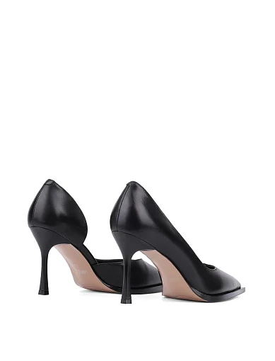 Жіночі туфлі MIRATON шкіряні чорні - фото 4 - Miraton