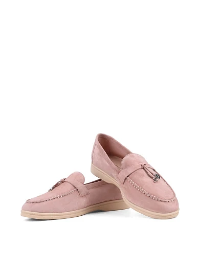 Жіночі сліпери Attizzare велюрові рожеві - фото 2 - Miraton