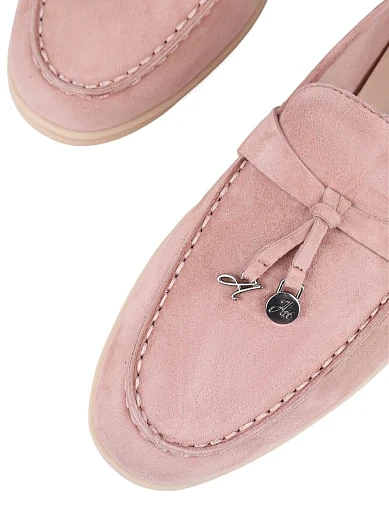 Жіночі сліпери Attizzare велюрові рожеві - фото 5 - Miraton
