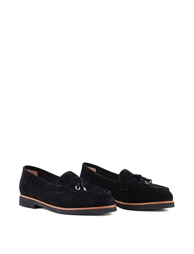 Женские слиперы Attizzare велюровые черные - фото 3 - Miraton