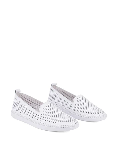 Жіночі сліпери Attizzare шкіряні білі - фото 2 - Miraton